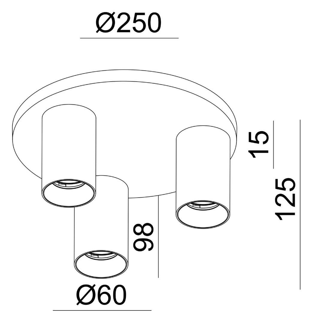 Obrázek produktu Deko-Light stropní přisazené svítidlo - Can Tilt kulaté, 3x 7,5 W GU10, bílá - LIGHT IMPRESSIONS 11 Obrázek produktu Deko-Light stropní přisazené svítidlo - Can Tilt kulaté, 3x 7,5 W GU10, bílá - LIGHT IMPRESSIONS 11