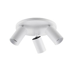 Obrázek pro produkt Deko-Light stropní přisazené svítidlo Can Tilt kulaté, 3x 7,5 W GU10, bílá - DEKOLIGHT