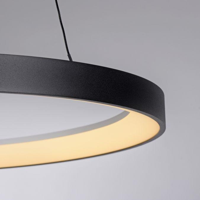 PN 2851-18 HOOP LED závěsné svítidlo černé nastavitelná výška paměťová funkce SimplyDim 3000K - PAUL NEUHAUS (obrázek 4)