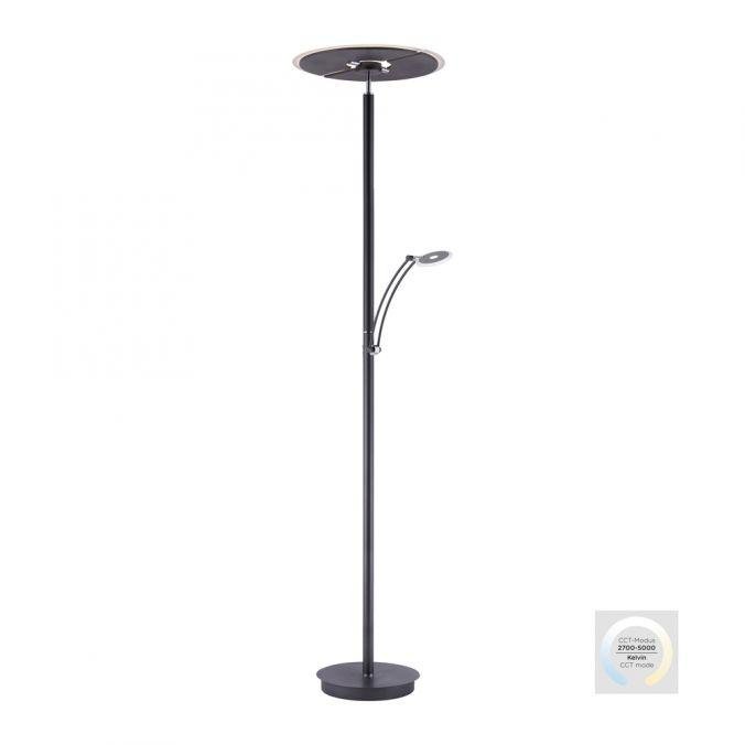 PN 673-13 ARTUR LED stojací svítidlo antracit stmívatelné CCT paměťová funkce 2700-5000K - PAUL NEUHAUS