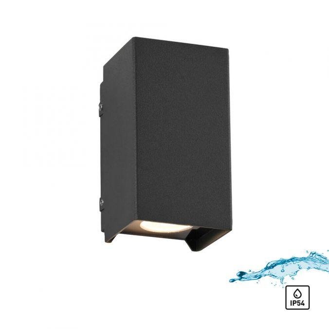 PN 9442-13 BLOCK LED venkovní nástěnné svítidlo antracit IP54 3000K - PAUL NEUHAUS