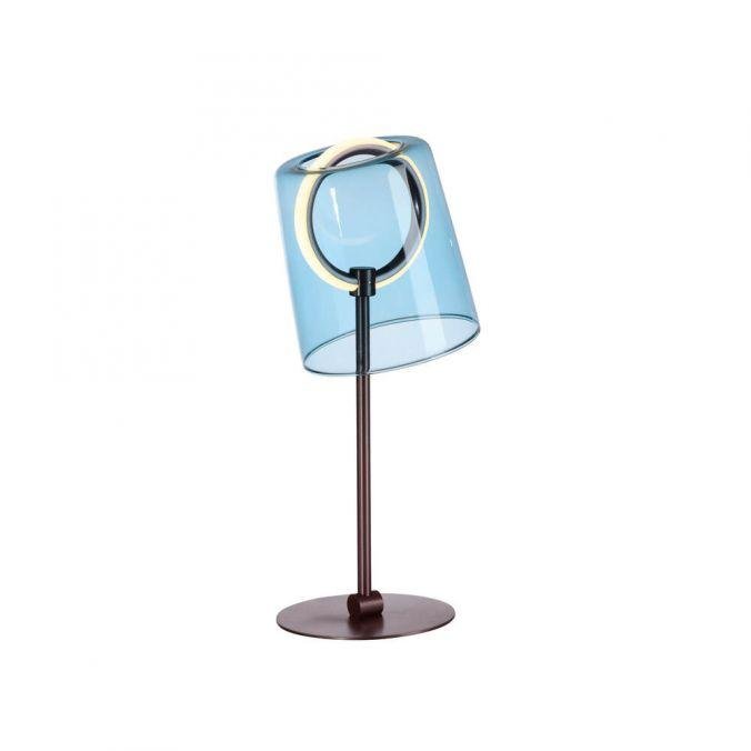 PN 4542-56 ZULA LED stolní lampa modrá stmívatelné šňůrovým stmívačem 3000K - PAUL NEUHAUS
