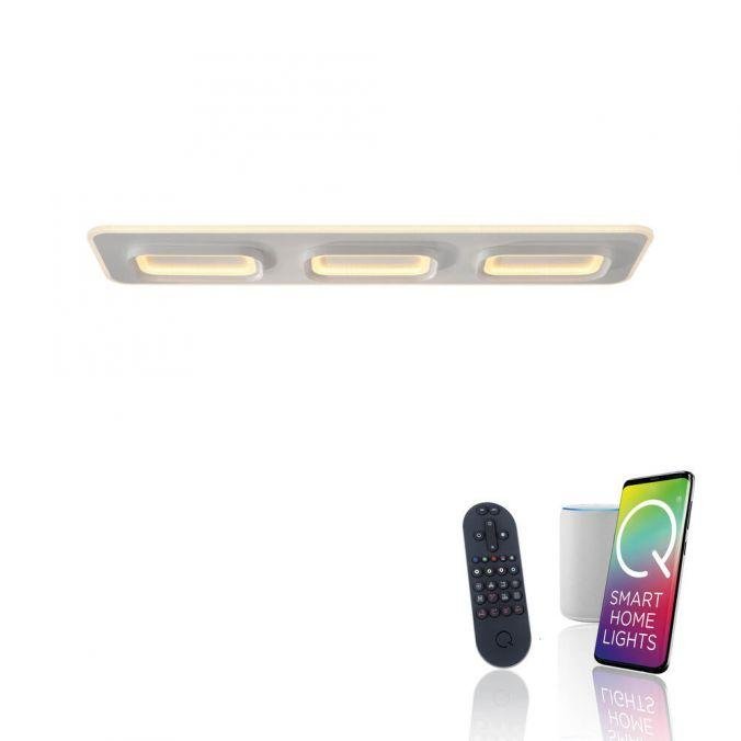 PN 6505-16 LED závěsné svítidlo Q-KALINA bílá stmívatelné Smarthome s aplikací ZigBee RGB/2700-5000K - PAUL NEUHAUS