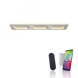 Obrázek pro produkt LED závěsné svítidlo Q-KALINA bílá stmívatelné Smarthome s aplikací ZigBee RGB/2700-5000K - PAUL NEUHAUS