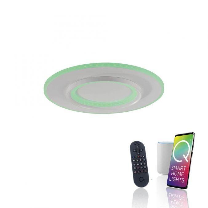PN 6503-16 LED závěsné svítidlo Q-KALINA bílá stmívatelné Smarthome s aplikací ZigBee RGB/2700-5000K - PAUL NEUHAUS