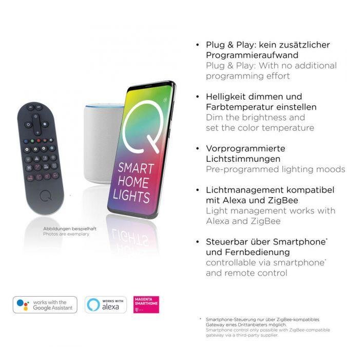 PN 6503-16 LED závěsné svítidlo Q-KALINA bílá stmívatelné Smarthome s aplikací ZigBee RGB/2700-5000K - PAUL NEUHAUS (obrázek 3)