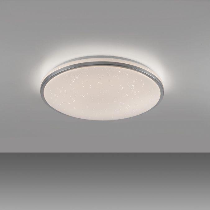 LD 14295-21 KYLE LED stropní svítidlo průměr 49cm stříbrné hvězdné nebe krokově stmívatelné 3000K - JUST LIGHT (obrázek 5)