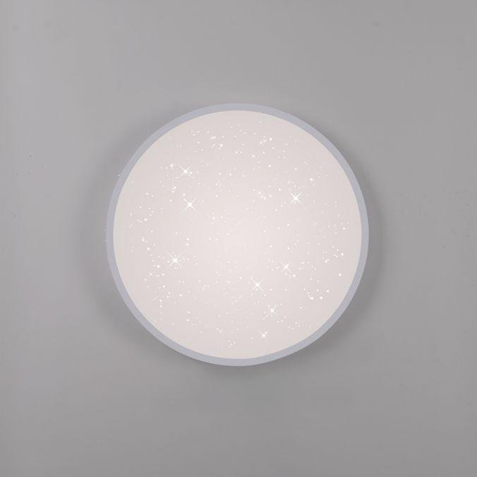 LD 14295-21 KYLE LED stropní svítidlo průměr 49cm stříbrné hvězdné nebe krokově stmívatelné 3000K - JUST LIGHT (obrázek 8)