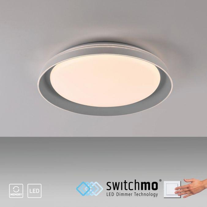 LD 14368-15 SATI LED stropní svítidlo šedá průměr 43cm paměťová funkce krokově stmívatelné 3000K - JUST LIGHT (obrázek 9)