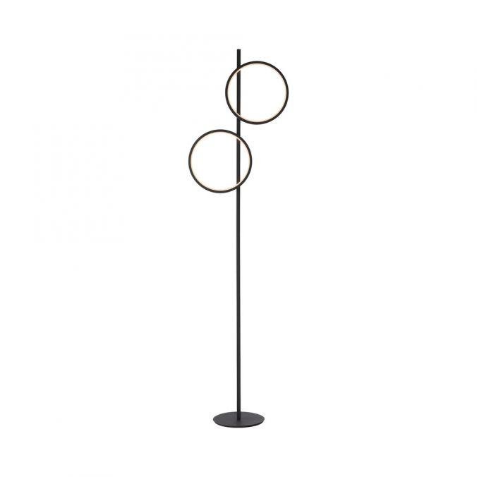 LD 15396-18 MINI RITUS LED stojací svítidlo černé jednoduchý design nožní vypínač teplá bílá 3000K - JUST LIGHT