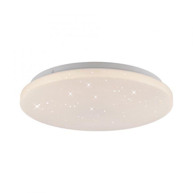 LD 14276-16 URANUS LED stropní svítidlo průměr 34cm bílé hvězdné nebe nadčasový design teplá bílá 3000K - JUST LIGHT