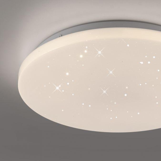 LD 14276-16 URANUS LED stropní svítidlo průměr 34cm bílé hvězdné nebe nadčasový design teplá bílá 3000K - JUST LIGHT (obrázek 4)