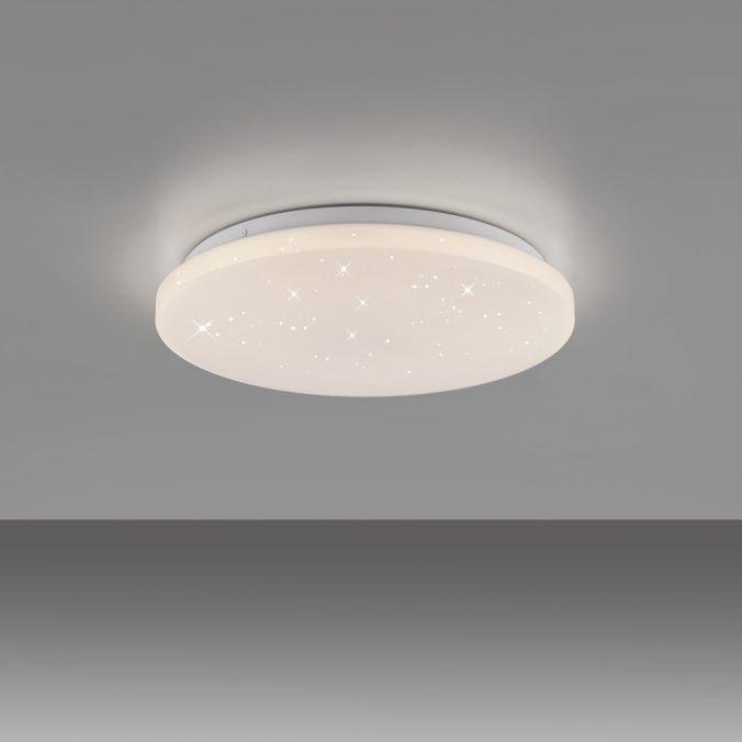 LD 14276-16 URANUS LED stropní svítidlo průměr 34cm bílé hvězdné nebe nadčasový design teplá bílá 3000K - JUST LIGHT (obrázek 5)