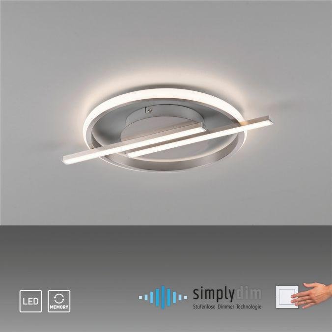 LD 14130-55 KORSA LED stropní svítidlo stříbrné paměťová funkce SimplyDim 3000K - JUST LIGHT (obrázek 11)