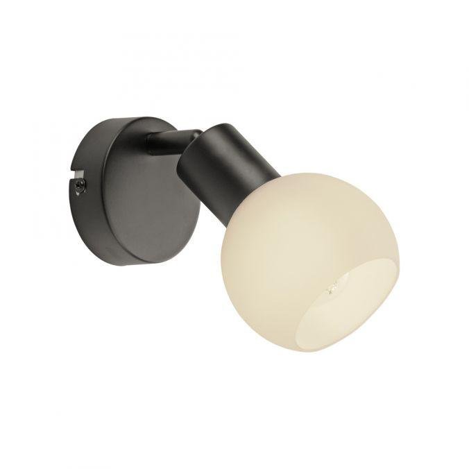 LD 12150-18 LOKI LED nástěnné a stropní svítidlo 1 ramenné černé otočný spot 3000K - JUST LIGHT