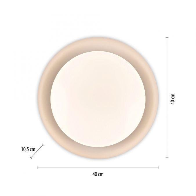 LD 14215-16 OSKO LED stropní svítidlo průměr 40 bílé stmívatelné dálkovým ovladačem CCT 2700-5000K - JUST LIGHT (obrázek 6)