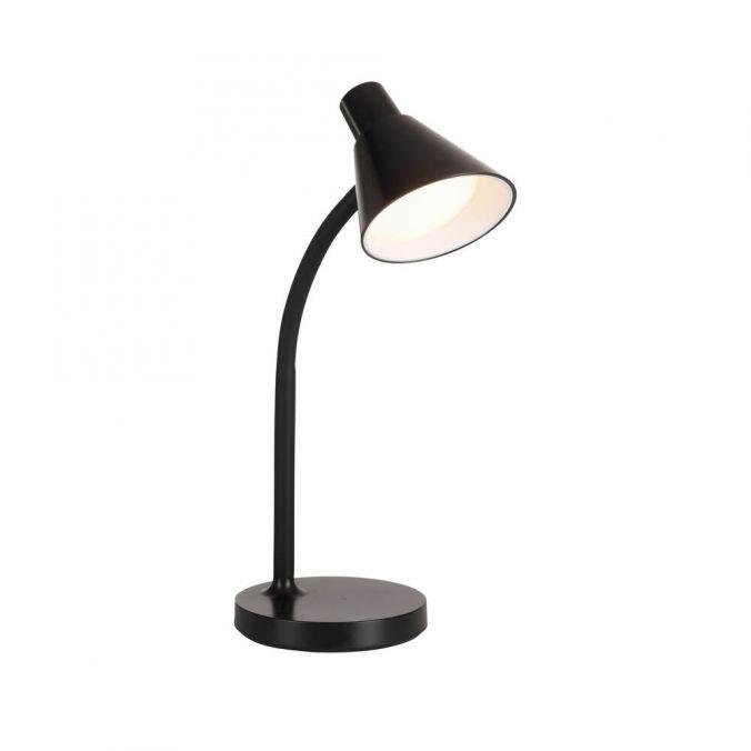 LD 11248-18 PIXIE LED stolní lampa černá s vypínačem flexibilní na psací stůl 3000K - JUST LIGHT
