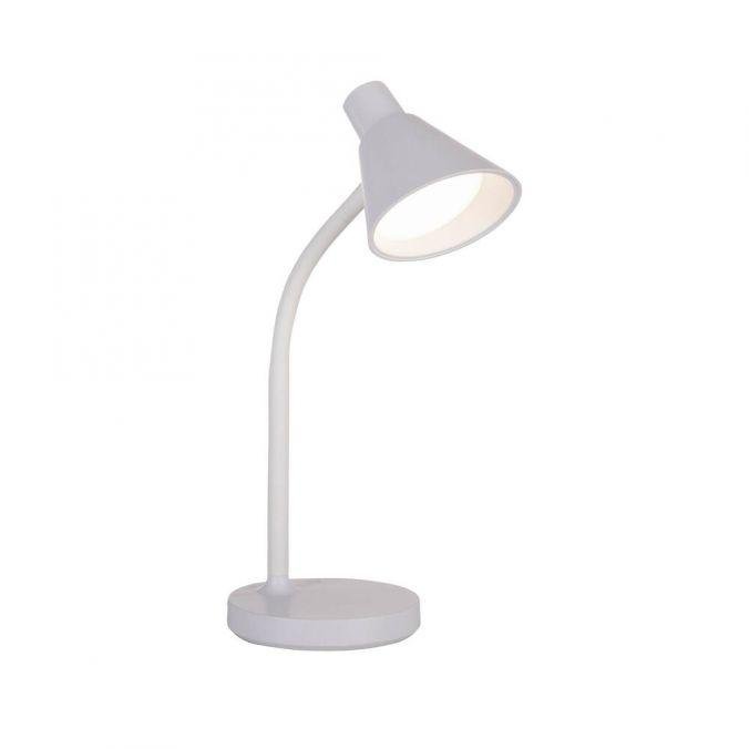 LD 11248-16 PIXIE LED stolní lampa bílá s vypínačem flexibilní na psací stůl 3000K - JUST LIGHT