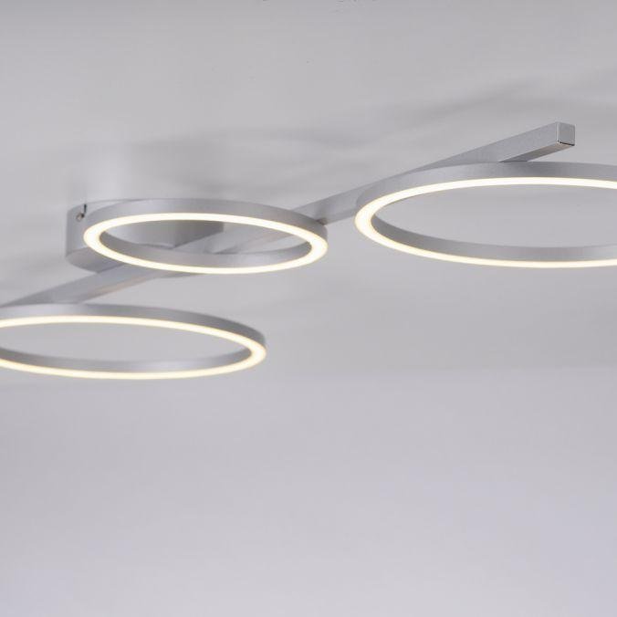 LD 14211-21 MINI RITUS LED stropní svítidlo stříbrné kruhová forma paměťová funkce krokově stmívatelné 3000K - JUST LIGHT (obrázek 4)