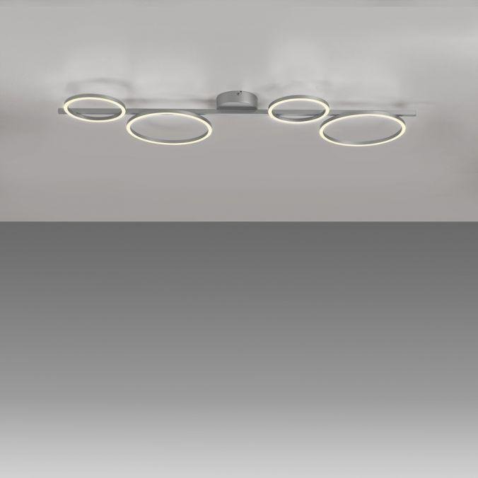 LD 14211-21 MINI RITUS LED stropní svítidlo stříbrné kruhová forma paměťová funkce krokově stmívatelné 3000K - JUST LIGHT (obrázek 5)