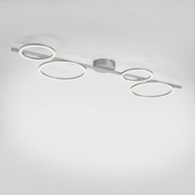 LD 14211-21 MINI RITUS LED stropní svítidlo stříbrné kruhová forma paměťová funkce krokově stmívatelné 3000K - JUST LIGHT (obrázek 8)