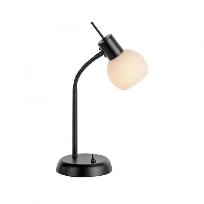 LD 12156-18 LOKI LED stolní lampa černá vypínač flexibilní nastavitelné 3000K - JUST LIGHT