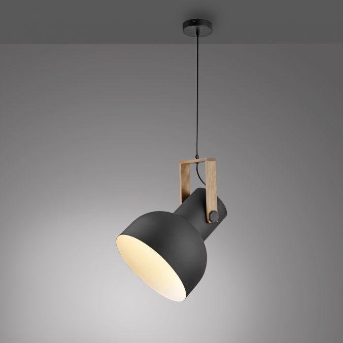 LD 15747-18 CUP 2.0 závěsné svítidlo průměr 30cm 1 ramenné dřevo z akácie nastavitelná výška - JUST LIGHT (obrázek 5)