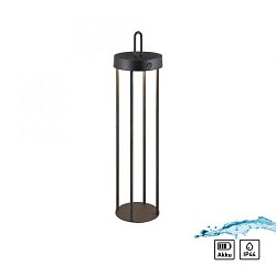 Obrázek pro produkt ANSELM LED stolní lampa na baterie černá 50cm dotykový stmívač IP44 zahradní svítidlo 2700K - JUST LIGHT
