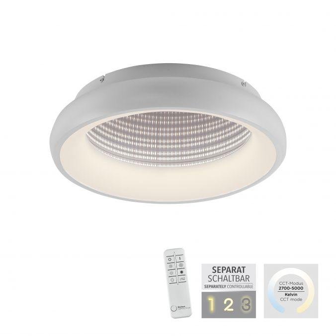 LD 14394-16 SPECCIO LED stropní svítidlo bílé s tunelovým efektem stmívatelné dálkový ovladač CCT 2700-5000K - JUST LIGHT