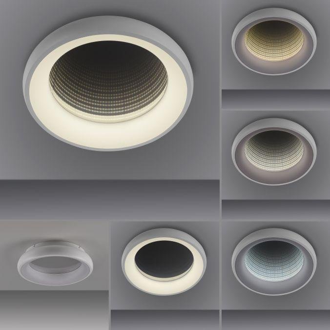 LD 14394-16 SPECCIO LED stropní svítidlo bílé s tunelovým efektem stmívatelné dálkový ovladač CCT 2700-5000K - JUST LIGHT (obrázek 8)
