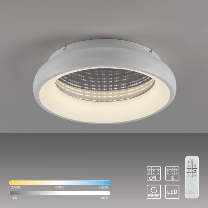 LD 14394-16 SPECCIO LED stropní svítidlo bílé s tunelovým efektem stmívatelné dálkový ovladač CCT 2700-5000K - JUST LIGHT (obrázek 10)