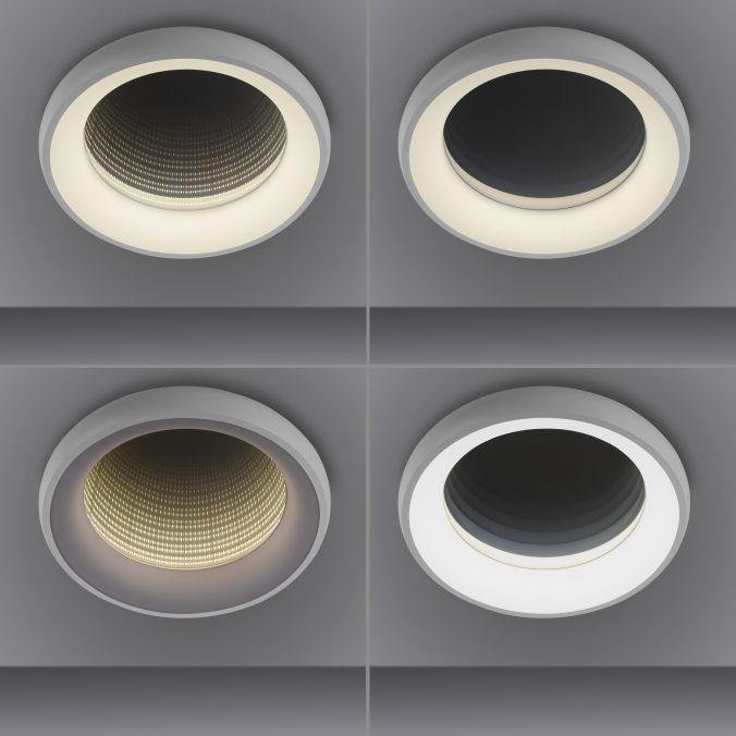 LD 14394-16 SPECCIO LED stropní svítidlo bílé s tunelovým efektem stmívatelné dálkový ovladač CCT 2700-5000K - JUST LIGHT (obrázek 11)