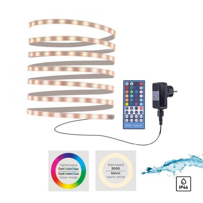 LD 18950-70 TEANIA LED pásky vícebarevné 5 m s dálkovým ovladačem stmívatelné RGB RGB/3000K - JUST LIGHT