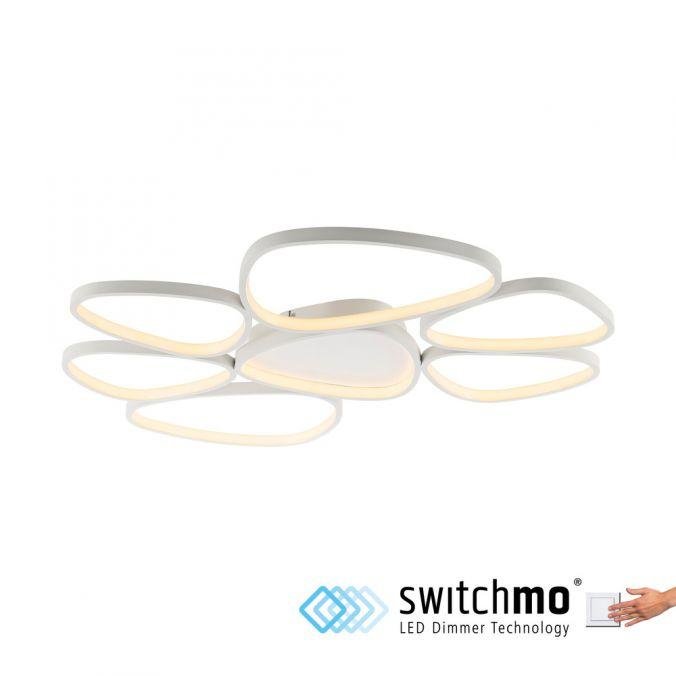 LD 14046-16 PEBBLES LED stropní svítidlo bílé stmívatelné běžným vypínačem paměťová funkce krokově stmívatelné 3000K - JUST LIGHT