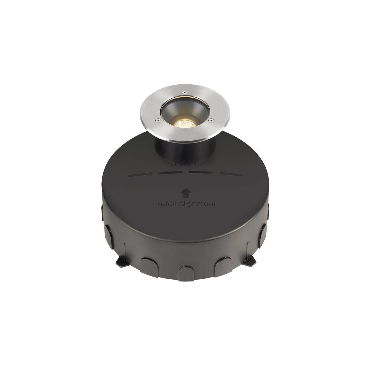 LA 1007810 DASAR® M svítidlo pro vestavbu do podlahy, kulatý kryt, 24°, 3000K, včetně driveru DALI ovladače, nerezová ocel - BIG WHITE (SLV) (obrázek 5)