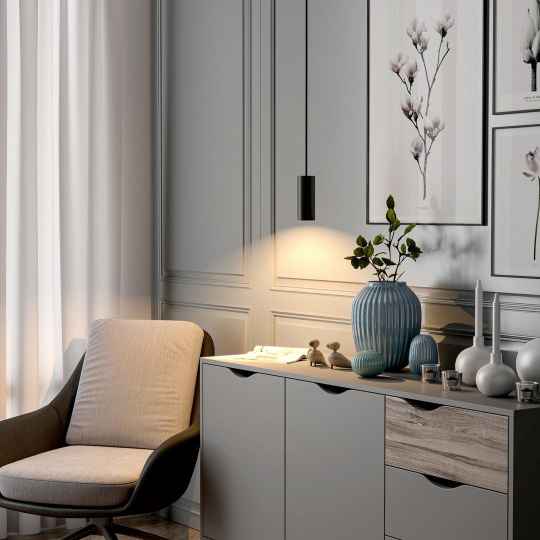 Obrázek produktu Deko-Light závěsné svítidlo - Can 150, 1x 7,5 W GU10, černá - LIGHT IMPRESSIONS 9 Obrázek produktu Deko-Light závěsné svítidlo - Can 150, 1x 7,5 W GU10, černá - LIGHT IMPRESSIONS 9