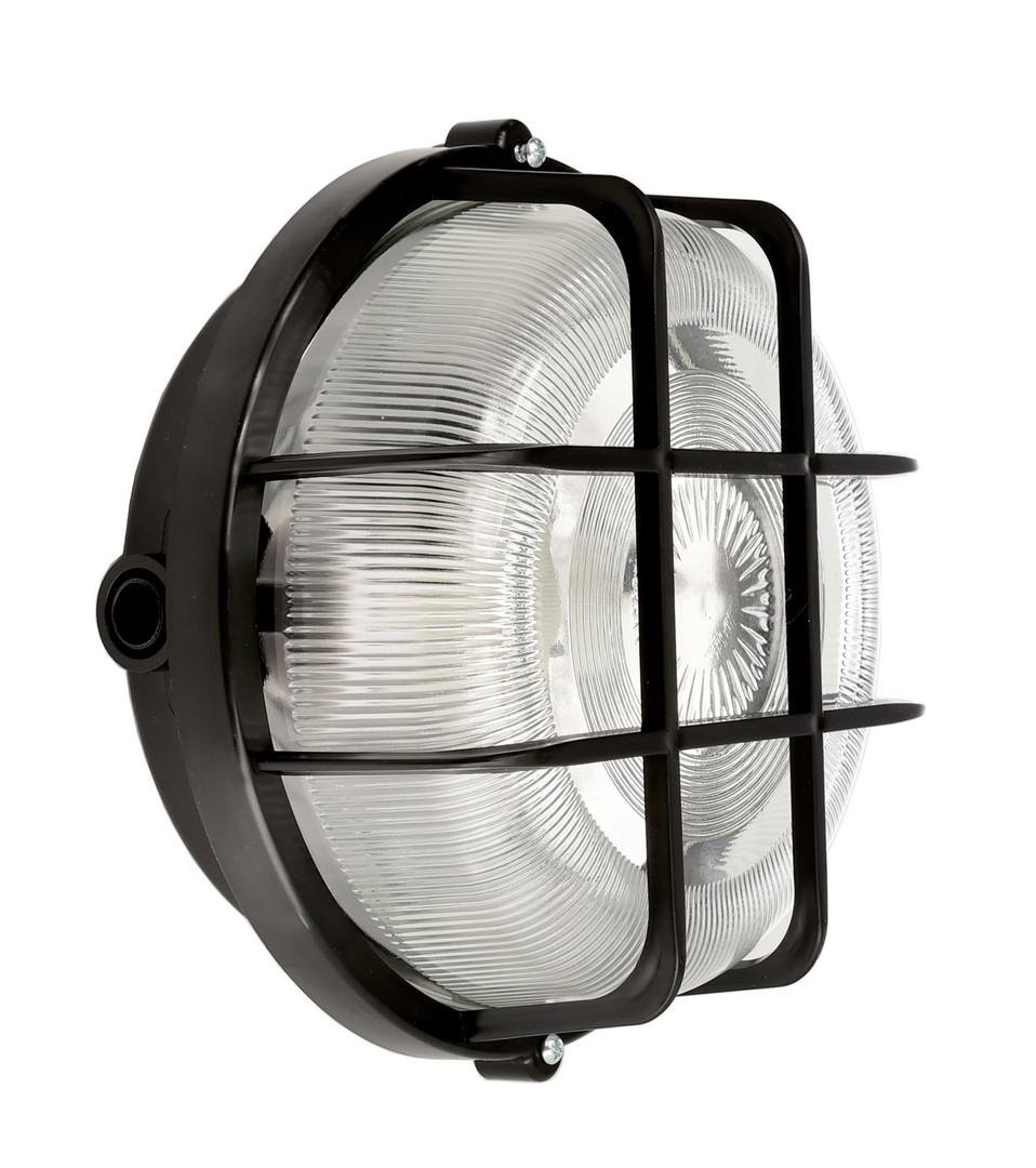 IMPR 731165 Deko-Light stropní a nástěnné přisazené svítidlo - Sotano Retro, kulaté, 1x max. 60 W E27, černá - LIGHT IMPRESSIONS
