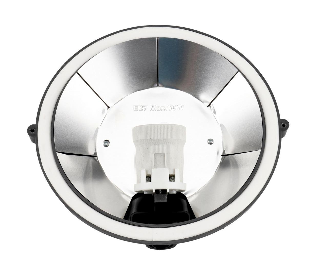 Obrázek produktu Deko-Light stropní a nástěnné přisazené svítidlo - Sotano Retro, kulaté, 1x max. 60 W E27, černá - LIGHT IMPRESSIONS 2 Obrázek produktu Deko-Light stropní a nástěnné přisazené svítidlo - Sotano Retro, kulaté, 1x max. 60 W E27, černá - LIGHT IMPRESSIONS 2
