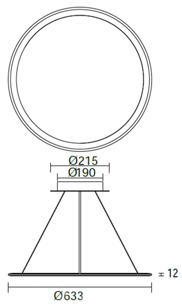 Obrázek produktu Deko-Light závěsné svítidlo LED panel čiré kulaté 50W DIM 3000/3500/4000K černá - LIGHT IMPRESSIONS 12 Obrázek produktu Deko-Light závěsné svítidlo LED panel čiré kulaté 50W DIM 3000/3500/4000K černá - LIGHT IMPRESSIONS 12