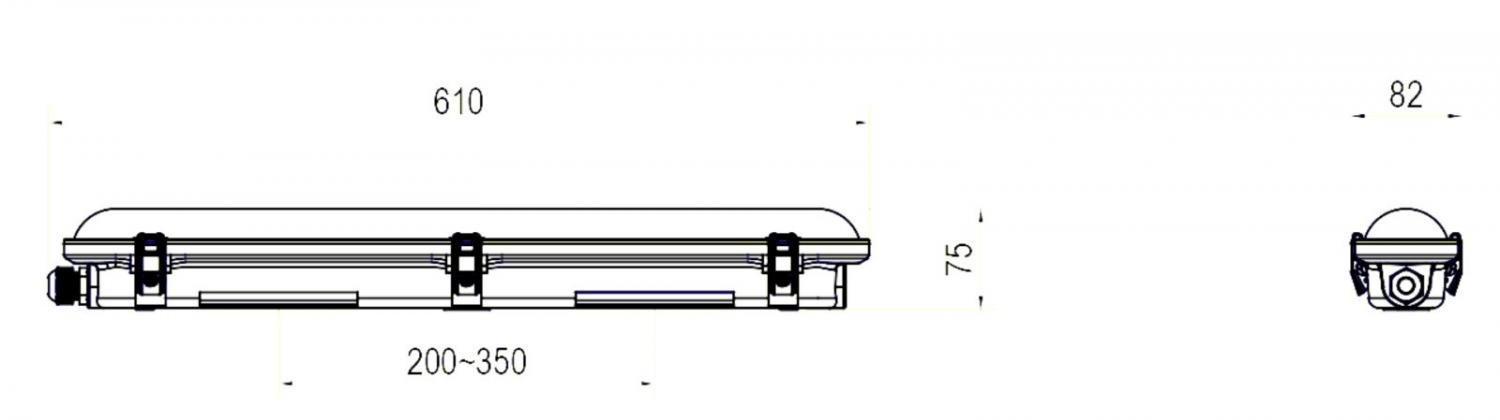 IMPR 730509 Deko-Light prachotěs - Tri Proof Basic, 10 W, 4000 K, šedá (obrázek 14)