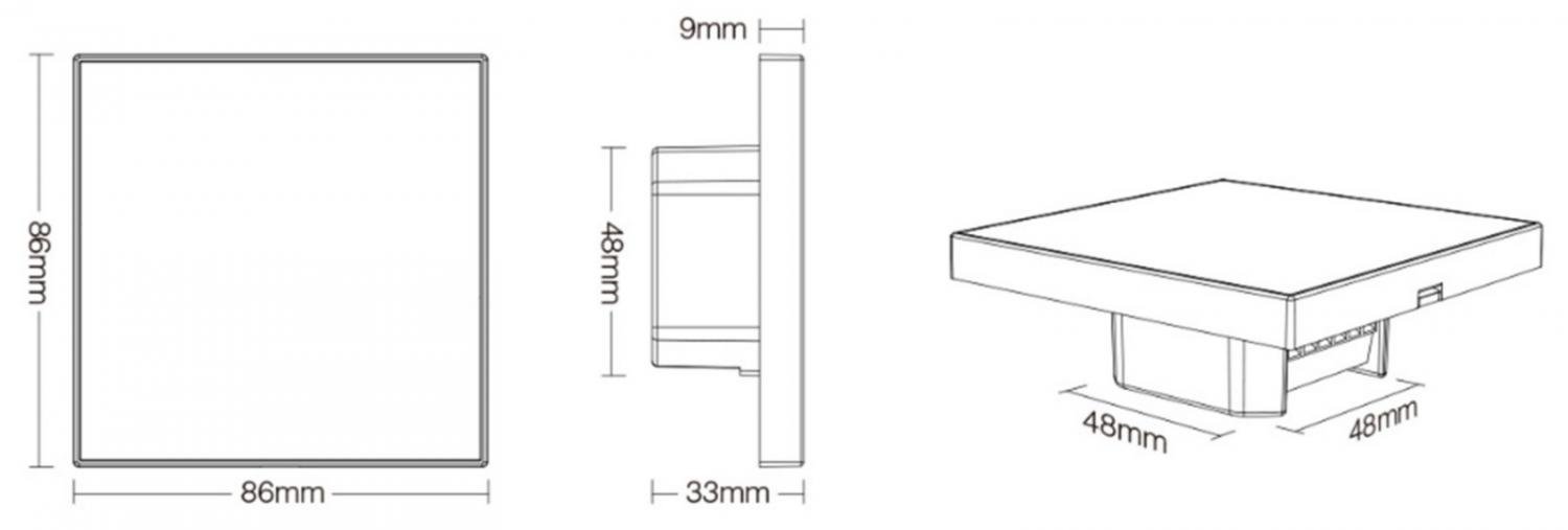 Obrázek produktu Deko-Light ovládání RF - RF-smart, nástěnné dálkové ovladání, bílá, 230V, 4 zóny, Single/CCT/RGB/ - LIGHT IMPRESSIONS 5 Obrázek produktu Deko-Light ovládání RF - RF-smart, nástěnné dálkové ovladání, bílá, 230V, 4 zóny, Single/CCT/RGB/ - LIGHT IMPRESSIONS 5