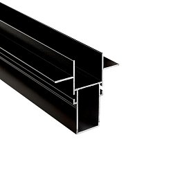 Obrázek pro produkt Deko-Light Combo vestavný profil pro trafa s křídly s křídly, 13mm, 1m černá - DEKOLIGHT