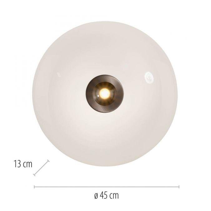 PN 6083-34 Nástěnné a stropní svítidlo PURE Vitrum stmívatelné 2700K hnědá / opál - PAUL NEUHAUS (obrázek 14)