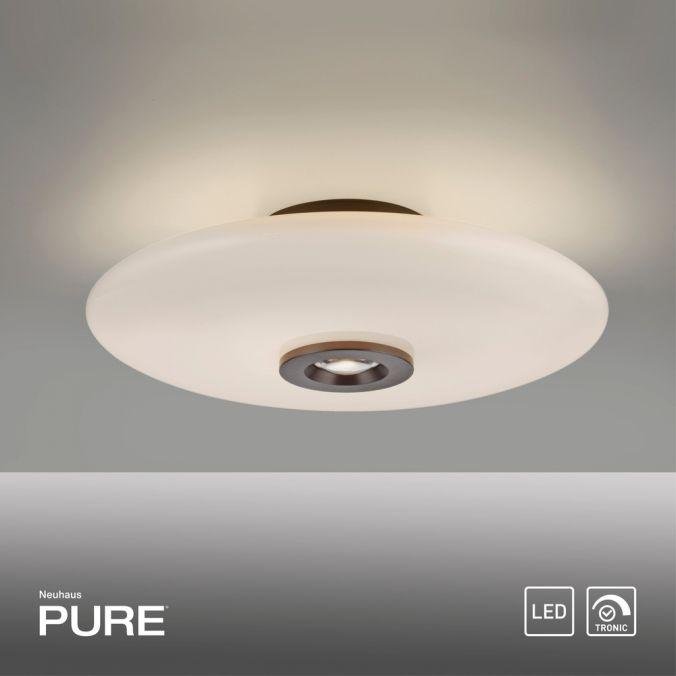 PN 6083-34 Nástěnné a stropní svítidlo PURE Vitrum stmívatelné 2700K hnědá / opál - PAUL NEUHAUS (obrázek 19)