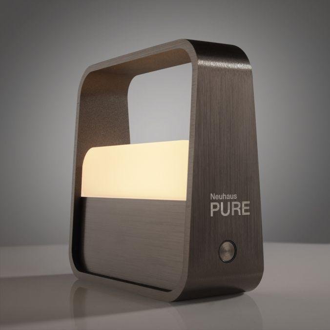 PN 4055-34 LED stolní lampa Pure Go tmavá hnědá na baterie dotykový vypínač USB 2700K - PAUL NEUHAUS (obrázek 4)