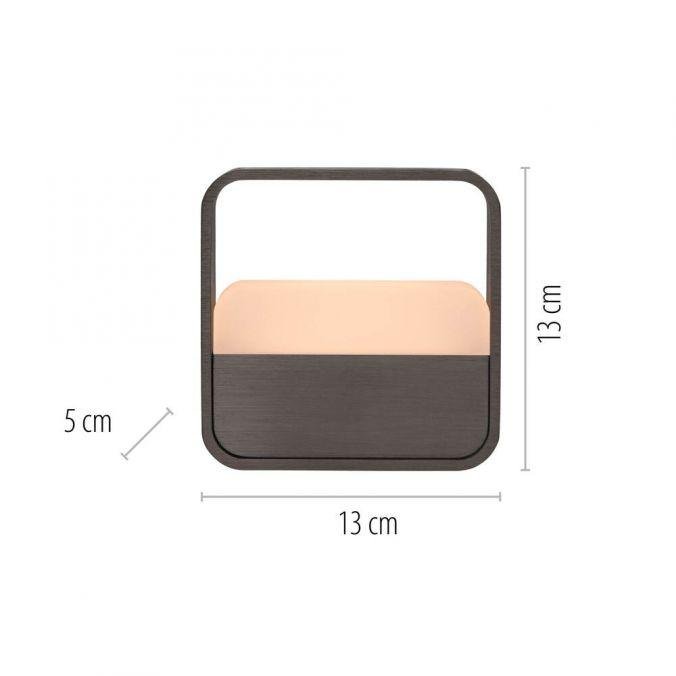 PN 4055-34 LED stolní lampa Pure Go tmavá hnědá na baterie dotykový vypínač USB 2700K - PAUL NEUHAUS (obrázek 6)