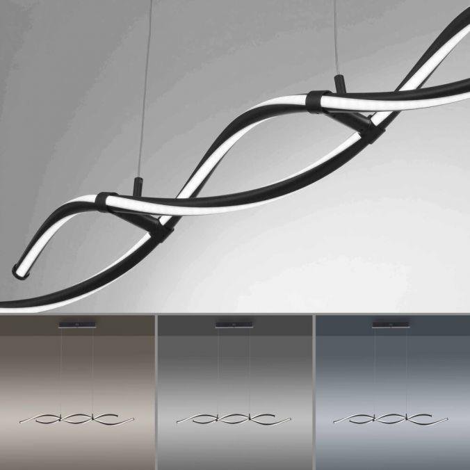 PN 2998-18 LED závěsné svítidlo černé stmívatelné dálkovým ovladačem paměťová funkce CCT 2700-5000K - PAUL NEUHAUS (obrázek 5)