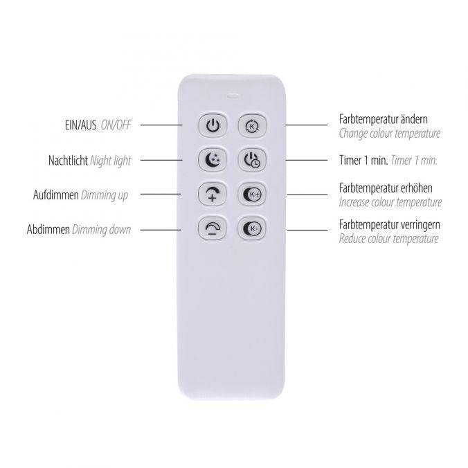 PN 2998-18 LED závěsné svítidlo černé stmívatelné dálkovým ovladačem paměťová funkce CCT 2700-5000K - PAUL NEUHAUS (obrázek 7)