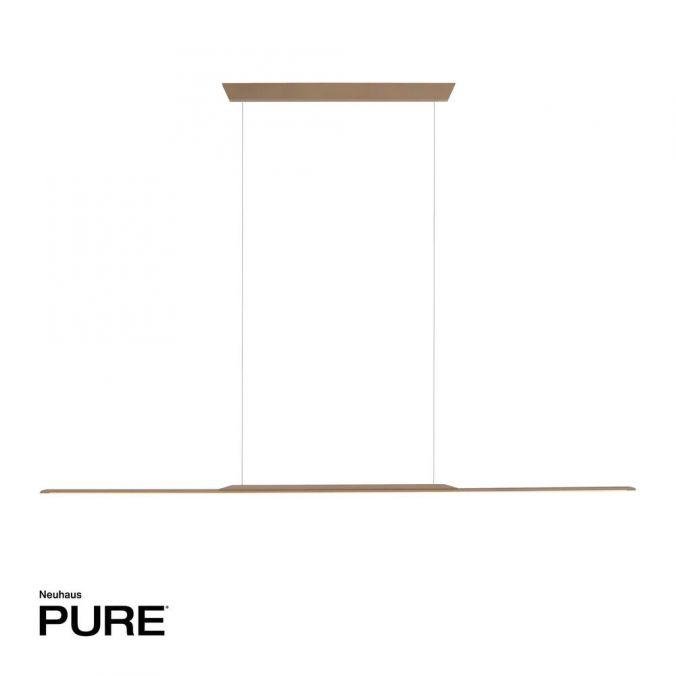 PN 2302-97 Závěsné svítidlo PURE Surface 160x25 nastavitelná výška 3000K bronz - PAUL NEUHAUS