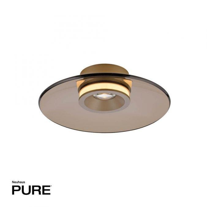 PN 6094-97 LED stropní svítidlo Pure Moon stmívatelné 2700K bronz / tmavý amber - PAUL NEUHAUS